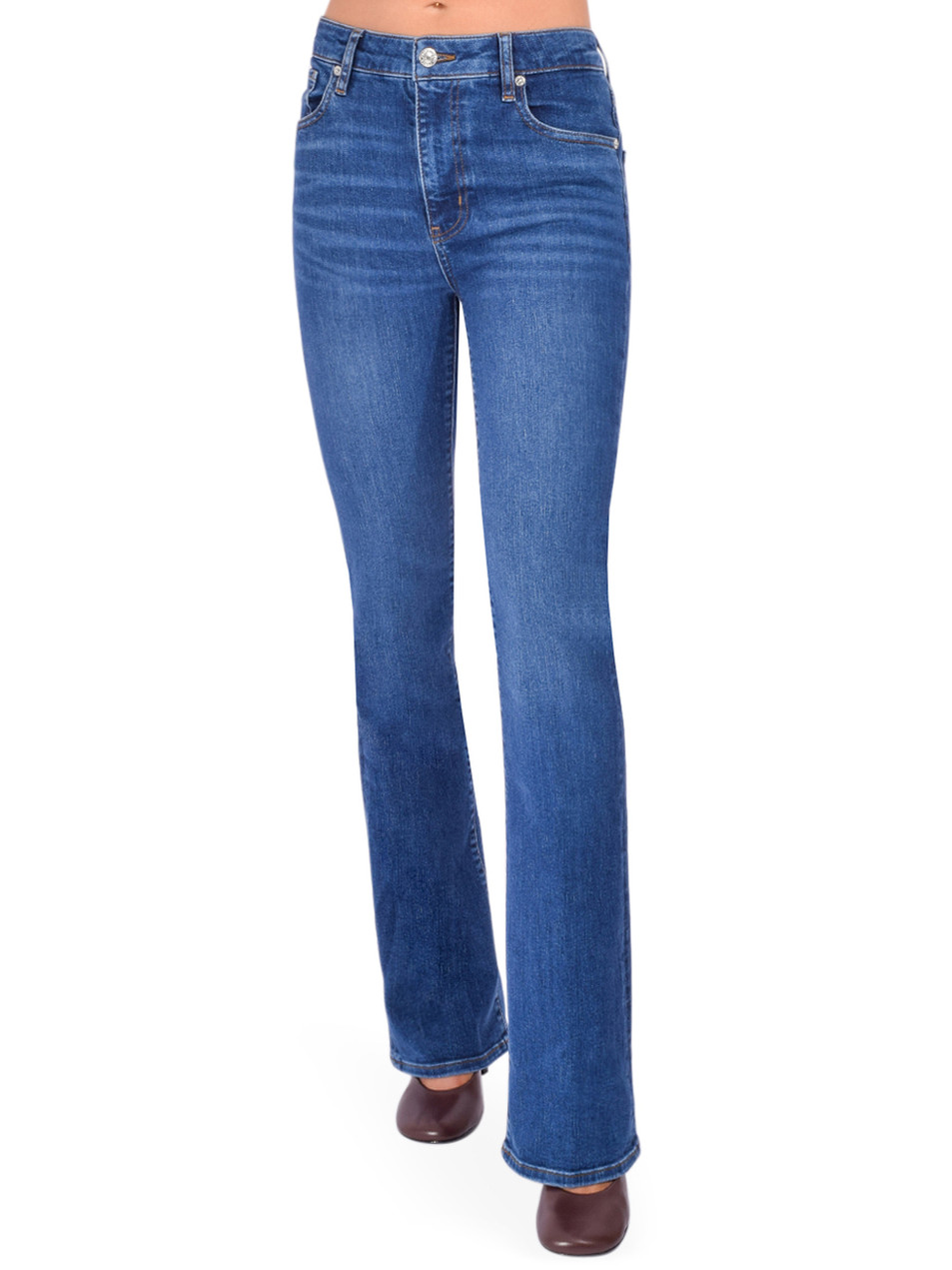 FRAME The Reboot Jeans in Blue Front View